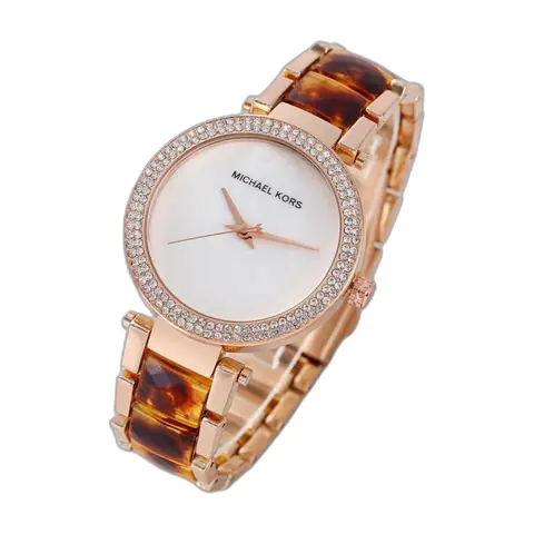 Michael Kors Parker Pave White Dial - front view