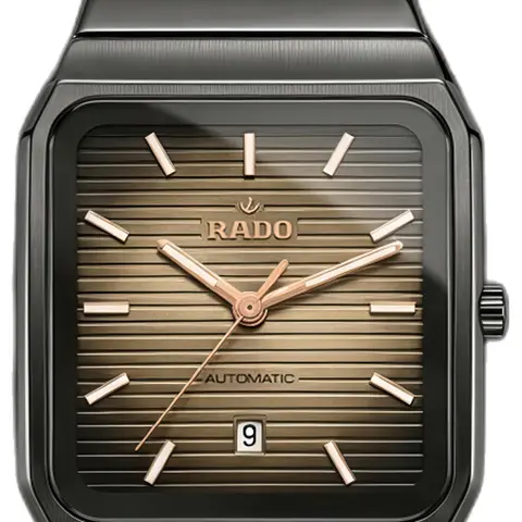 Rado Anatom Black-Brown-Copper Niddle - dial close-up
