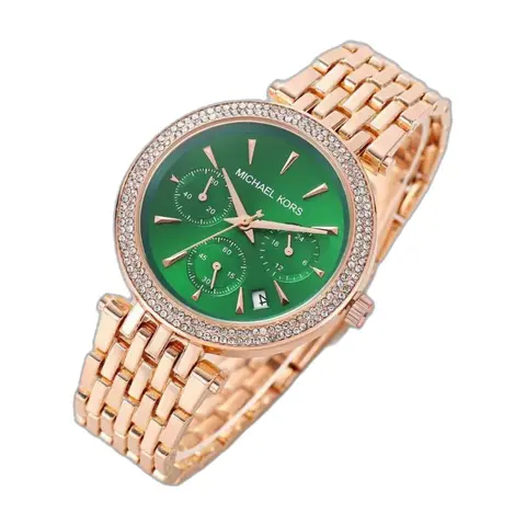 Michael Kors Darci Chronograph Copper-Green - front view