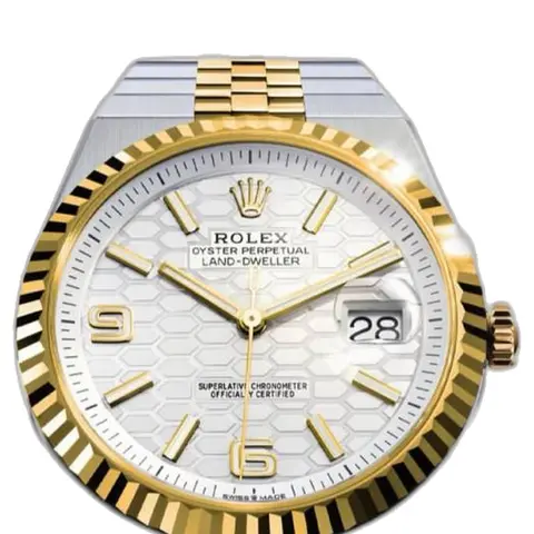 Rolex Oyster Perpetual Land Dweller - dial close-up