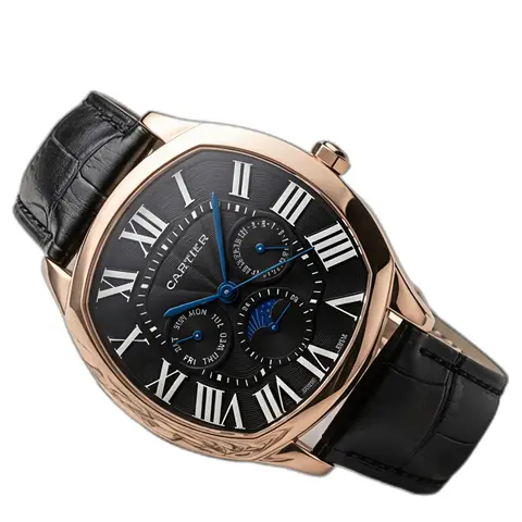 Cartier Diaster Square Black Copper Black - dial close-up