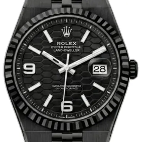 Rolex Oyster Perpetual Land Dweller - dial close-up