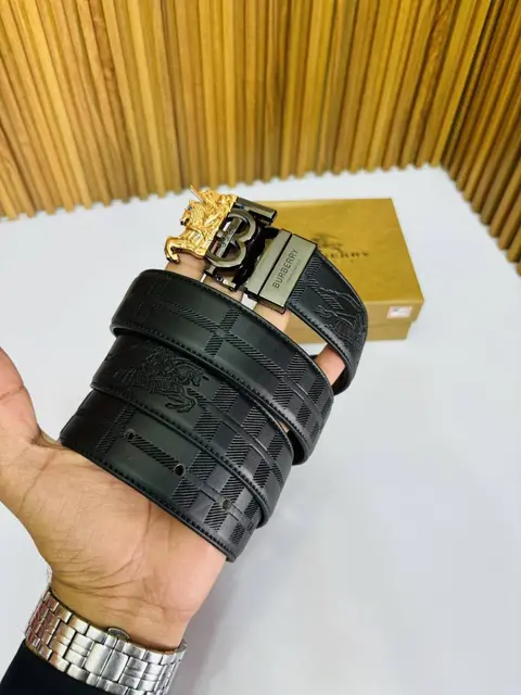 04 BURBERY PREMIUM QUALITY REVERSIBLE BELT