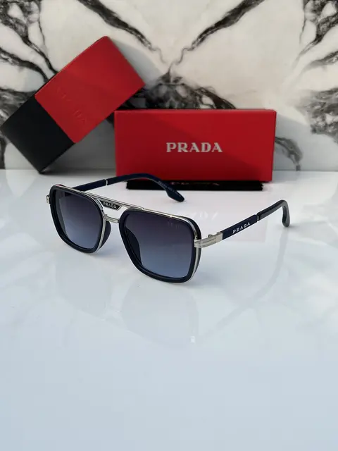 Prada 399 silver blue