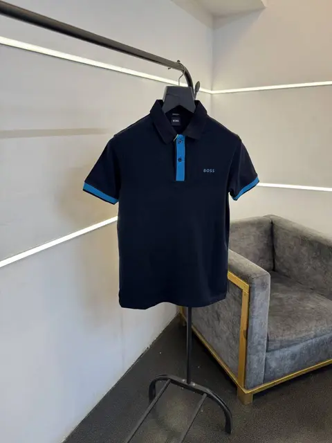 Hugo bos imported polo tshirt navy