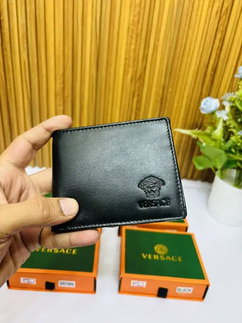 101 VERSACE BLACK PREMIUM QUALITY WALLET