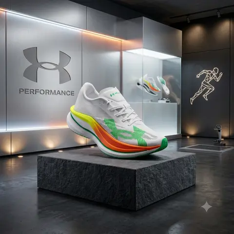 Under Armouur Velociti Elite 3 White orange
