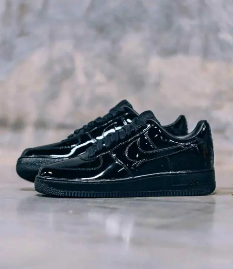 Nike Airforce 1 07 Black Patent 2617