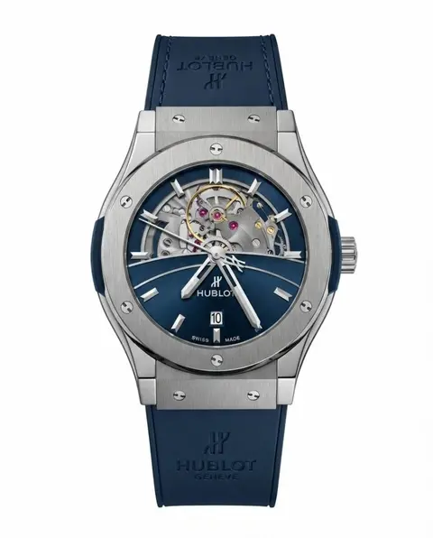 Hublot Big Bang Tourbillon Blue Leather