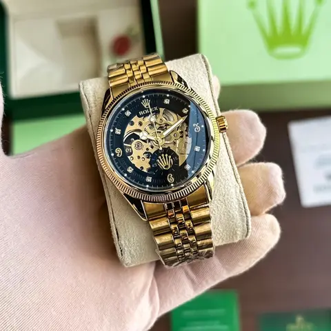 Rolex Automatic Gold Black