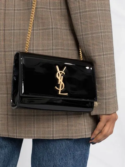 Ysl Kate Patent Shoulder Bag With OriginAuldoubleBox Highend