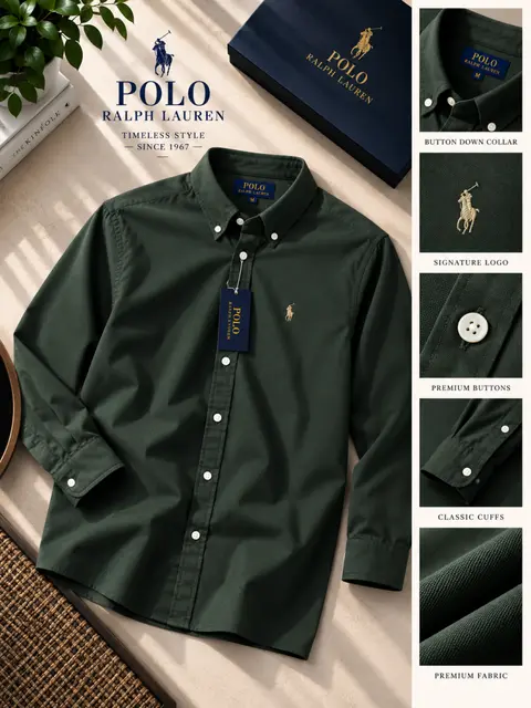 Ralph Lauren Premium Cotton Lycra Shirts 2578