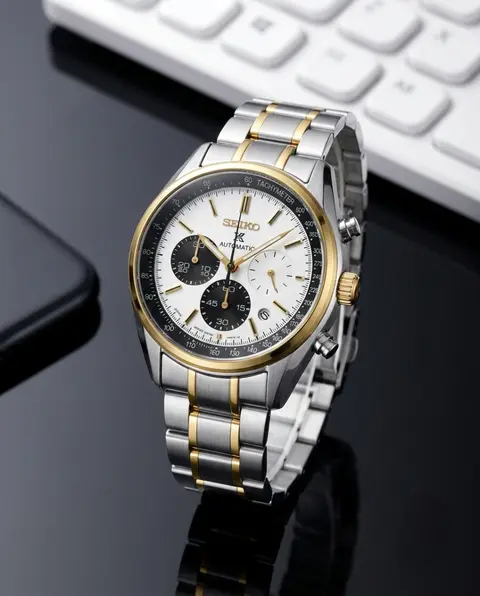 Seiko Prospex Chronograph 2 ton Silver-White