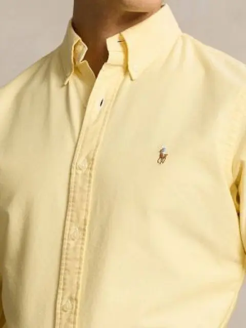 Ralph LAUREN P-OLO IMPORTED STORE ARTICLE SHIRT YELLOW
