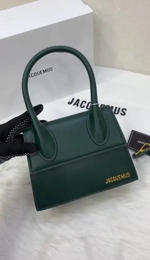 Jacquemus Le Chiquito Dark Green With Dust Cover