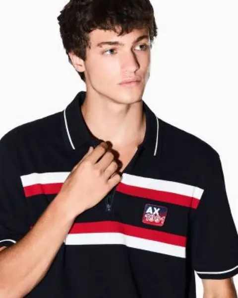 Armani Exchange IMPORTED STORE ARTICLE POLO T-SHIRT