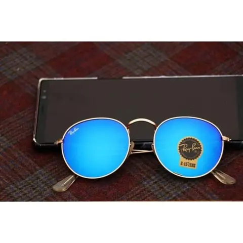 Rey ban 3447 gold aqua