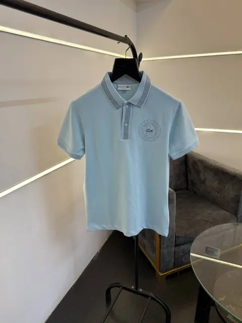 Lacoste luxury imported polo tshirt sky sale