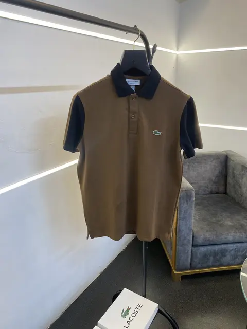 Lacoste imported box pack polo tshirt brown
