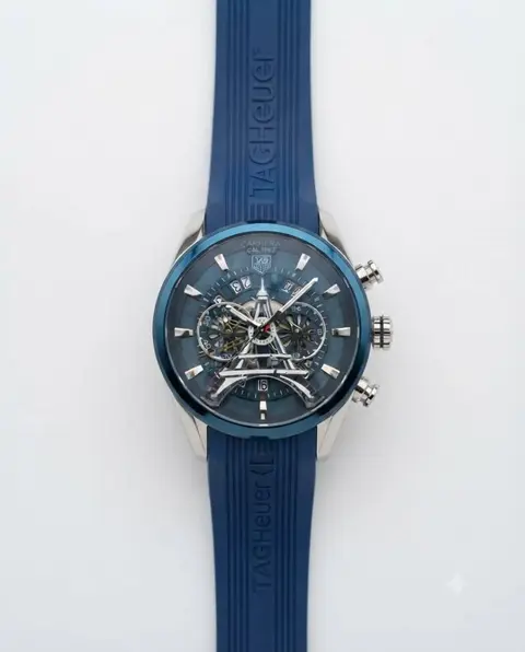 Tagg heuee r Carrerr a CAL 1887 silver Blue dail
