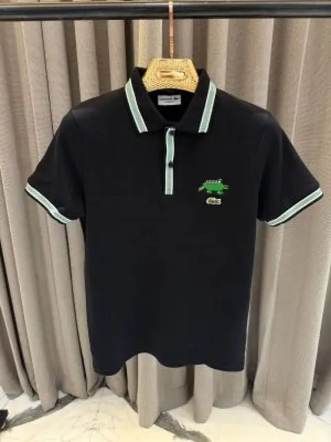 No return Lacost imported Polo tshirt Black