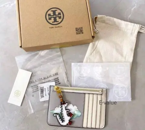 Tori Burch 03 Card Case Wallet With OriginalBox CarryBag