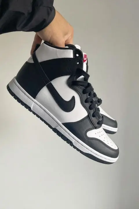 Nike dunk high panda black white fix