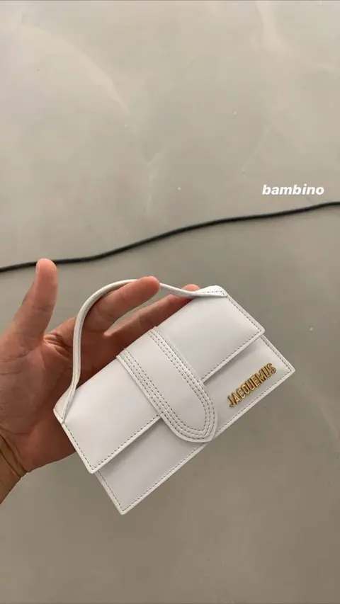 Jacquemus Le Bambino Small Crossbody Bag With Original Grey Box Packing