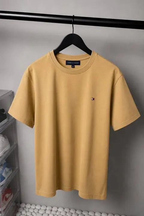 Tommy Hilfige r Premium Round Neck T-Shirt with OG Box Packaging 1574 Sale VS1000