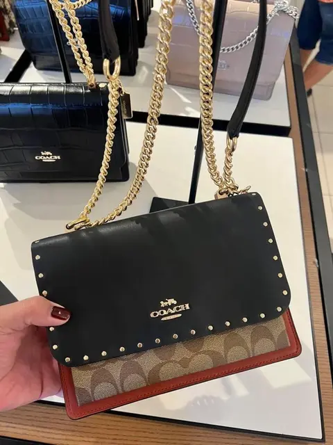 Coach CB Klare Studded Premium Highend With Box Packing CarryBag