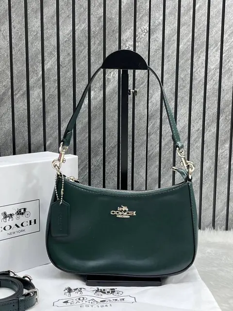 Coach Teri Green ShoulderBag With OriginalBox DustCover