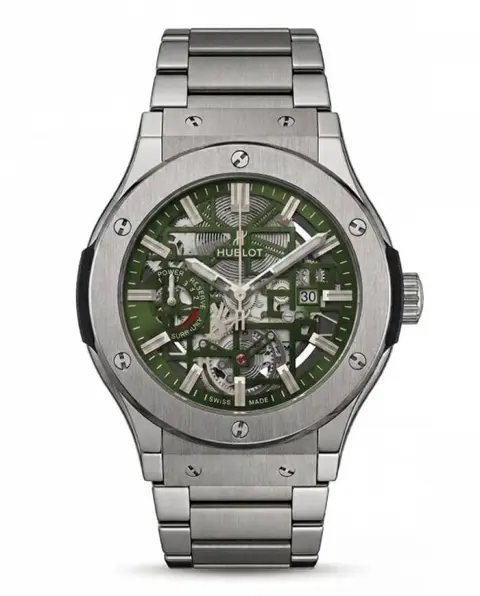 Hublot Big Bang Tourbillon Silver Green Dial