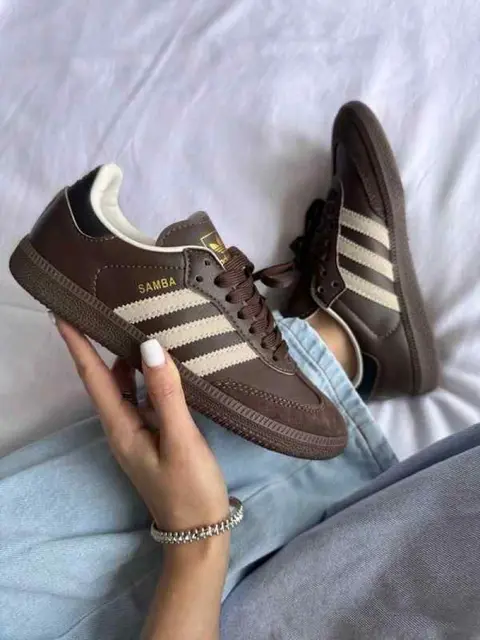 Adidas Samba Og Dark Brown Beige Gum