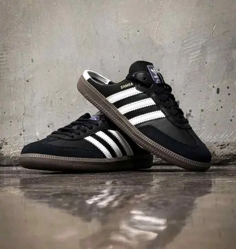Adidas SAMBA MULE BLACK WHITE 188