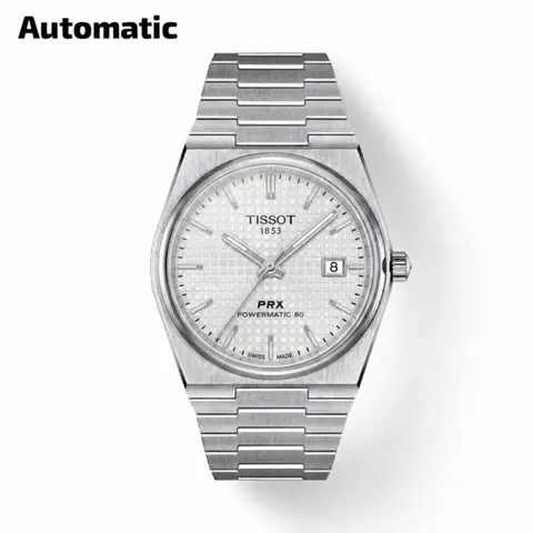 Tissot 1853 Prx Automatic Top Quality silver white