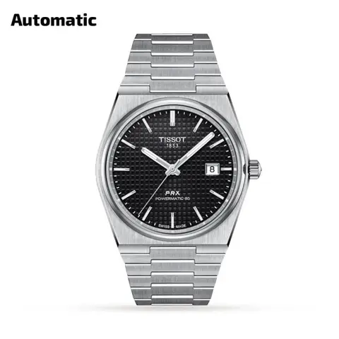 Tissot 1853 Prx Automatic Top Quality Silver-Black