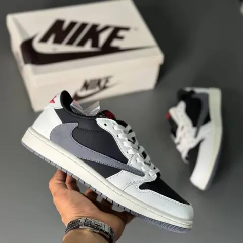 Travis Scott X Air Jordan 1 Low Og Grey Black 2004
