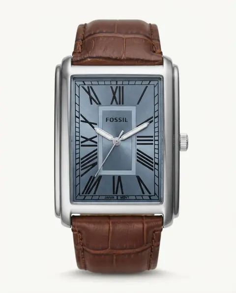 Fossil il Carraway FS6078 Brown sky Blue Dial