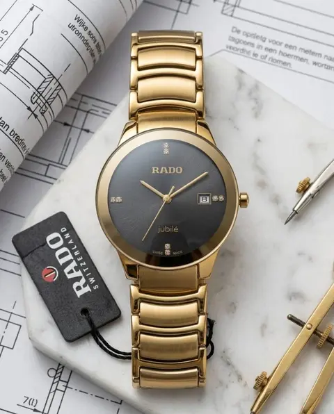Rado Jubli gold black mens