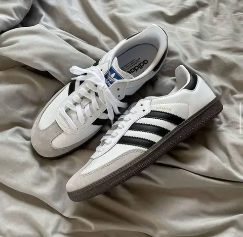 Adidas samba white black Womens