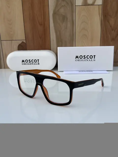 Moscot 5670 black orange plano