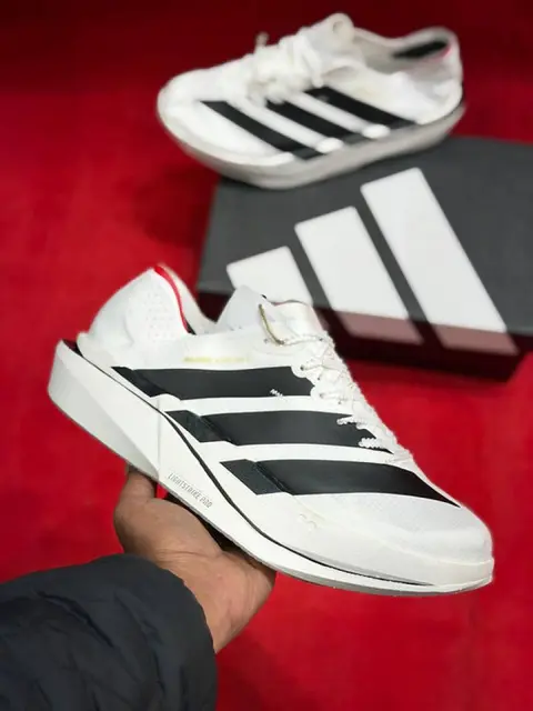 Adidas Adizero Adios Pro 5 Cream running shoe