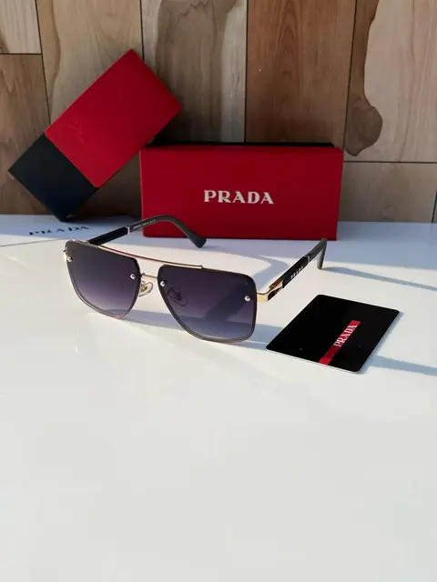 Prada 23374 gold black shaded