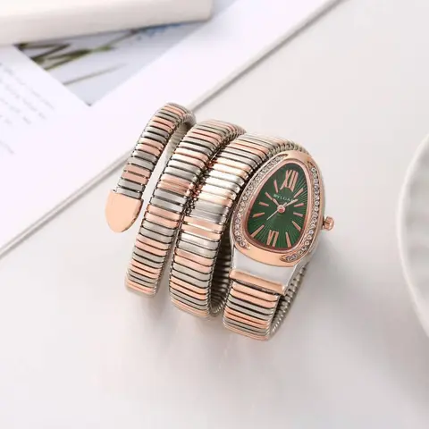 Bvlgari Serpenti Snake 2Ton-Copper-Green
