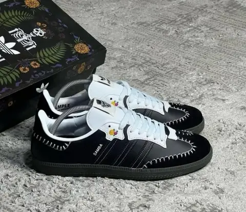 Adidas samba og dia de los muertos black sneakers