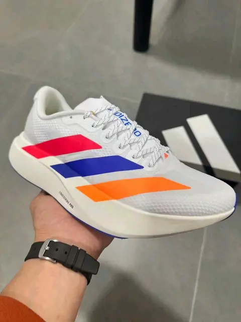 Adidas Adizero Evo SL Cloud White Lucid Red Blue 1245