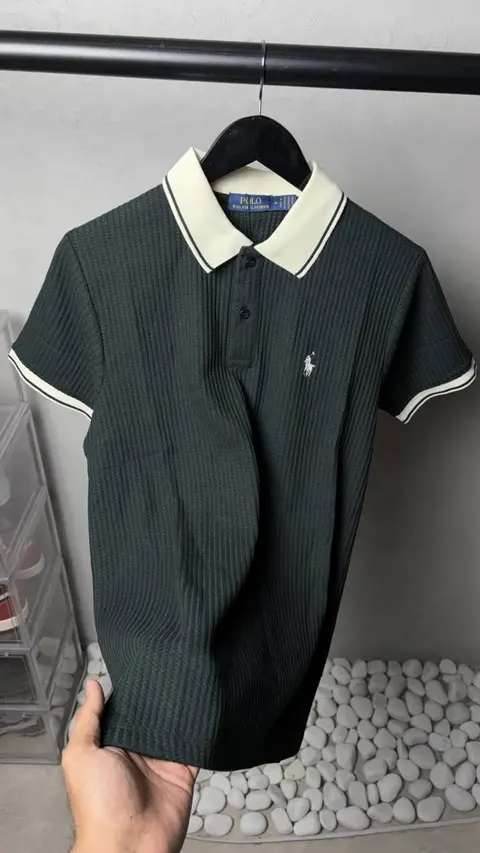 Ralph Lauren Premium Knit Polo T-Shirt with OG BOX PACKAGING 3014