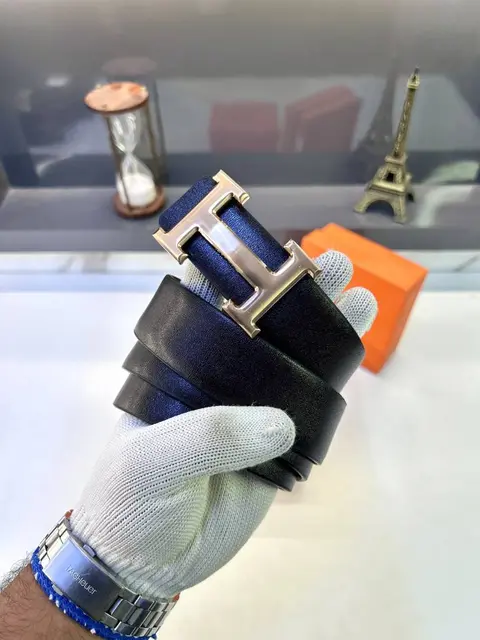 Hermes Black Golden Belt Fa 751