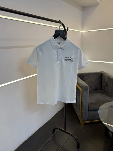 Lacoste imported polo tshirt white