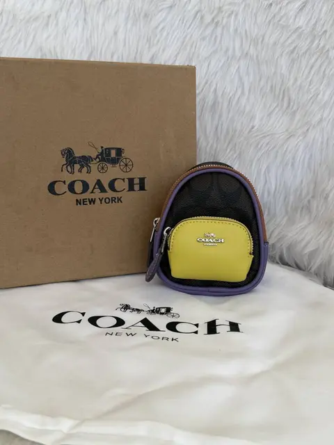 Coach 06 Minikkeychain Backpack BagCharm With Original Box Packing